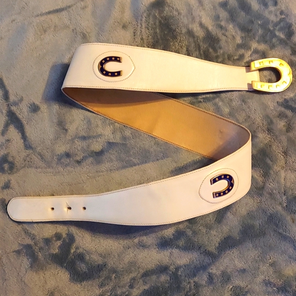 Super rare Gucci horseshoe belt, mid 70's, GVC!